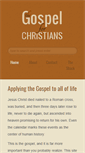 Mobile Screenshot of gospelforchristians.com